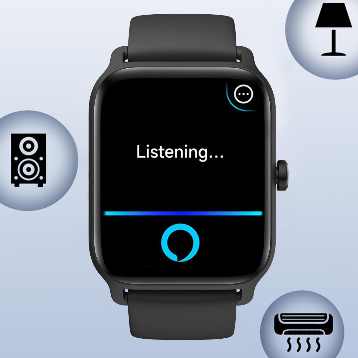 PRIXTON Reloj Inteligente Smartwatch SWB29 para Hombre/Mujer, Asistente de Voz Alexa, Pulsómetro, Oxígeno en Sangre, Multideporte, Sumergible, Autonomía 7 días, Control de Salud y Actividad física