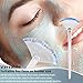 Soft 'N Style Taklon Fan Mask Brush Acid Applicator for Glycolic Peel/Masques (2, white/blue)