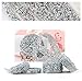 BLINGINBOX 5 Yard Silver Crystal AB Rhinestone Ribbon Sparkling Rhinestone Ribbon Mesh Wrap Roll Bling Arts Crafts Event Decorations 2cm Width(Crystal AB)
