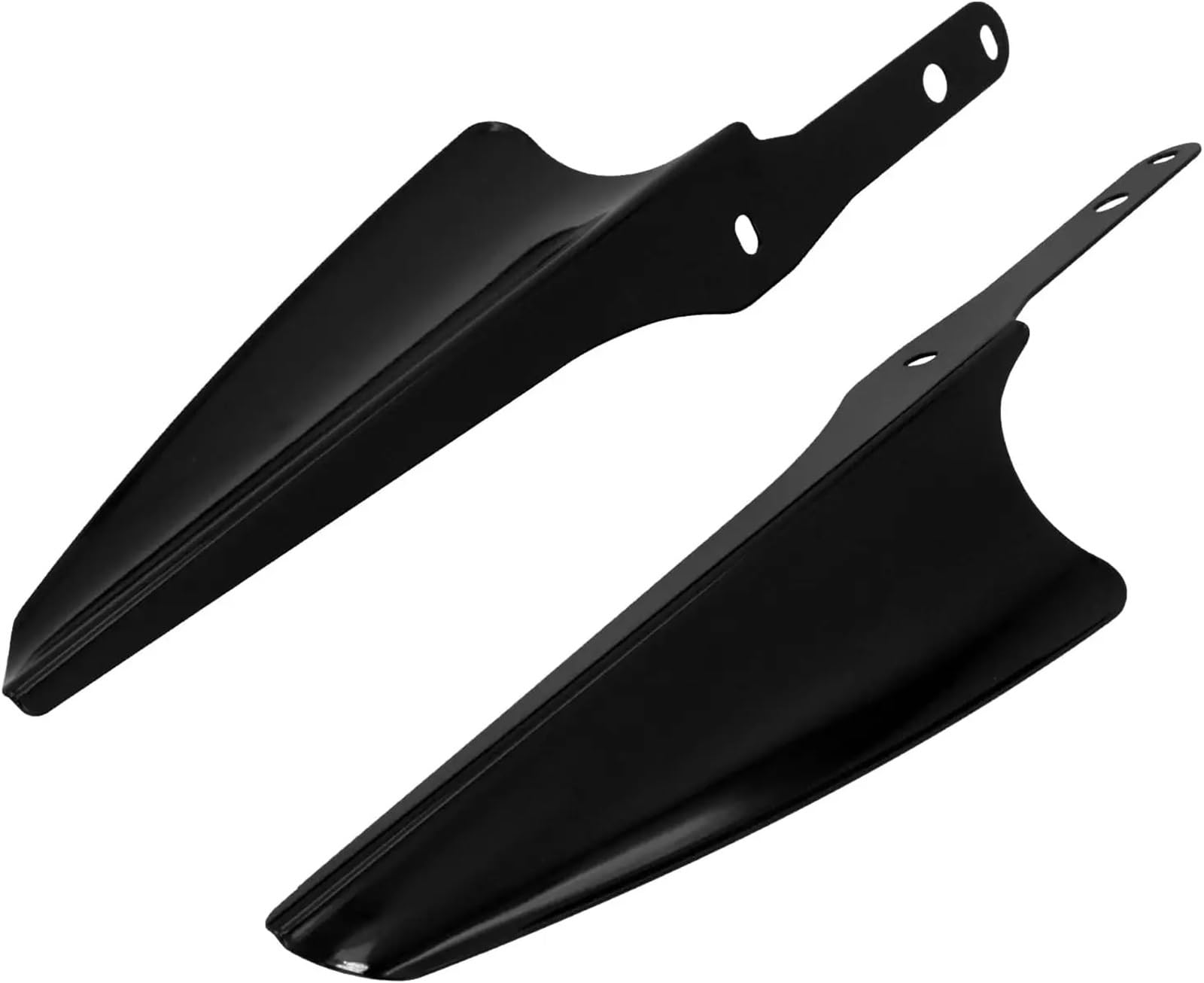 powietrzadeflektor Czarne osłony przeciwwiatrowe mocowane do przedniego widelca, pasujące do Harley Touring Road King Street Glide Electra 1995-2023 Deflektor motocykla