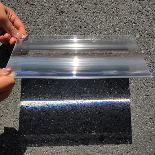 Image of Linear Fresnel Lens, 300x200mm, Focal Length 100mm, for Solar Project, Optical Education, DIY Project