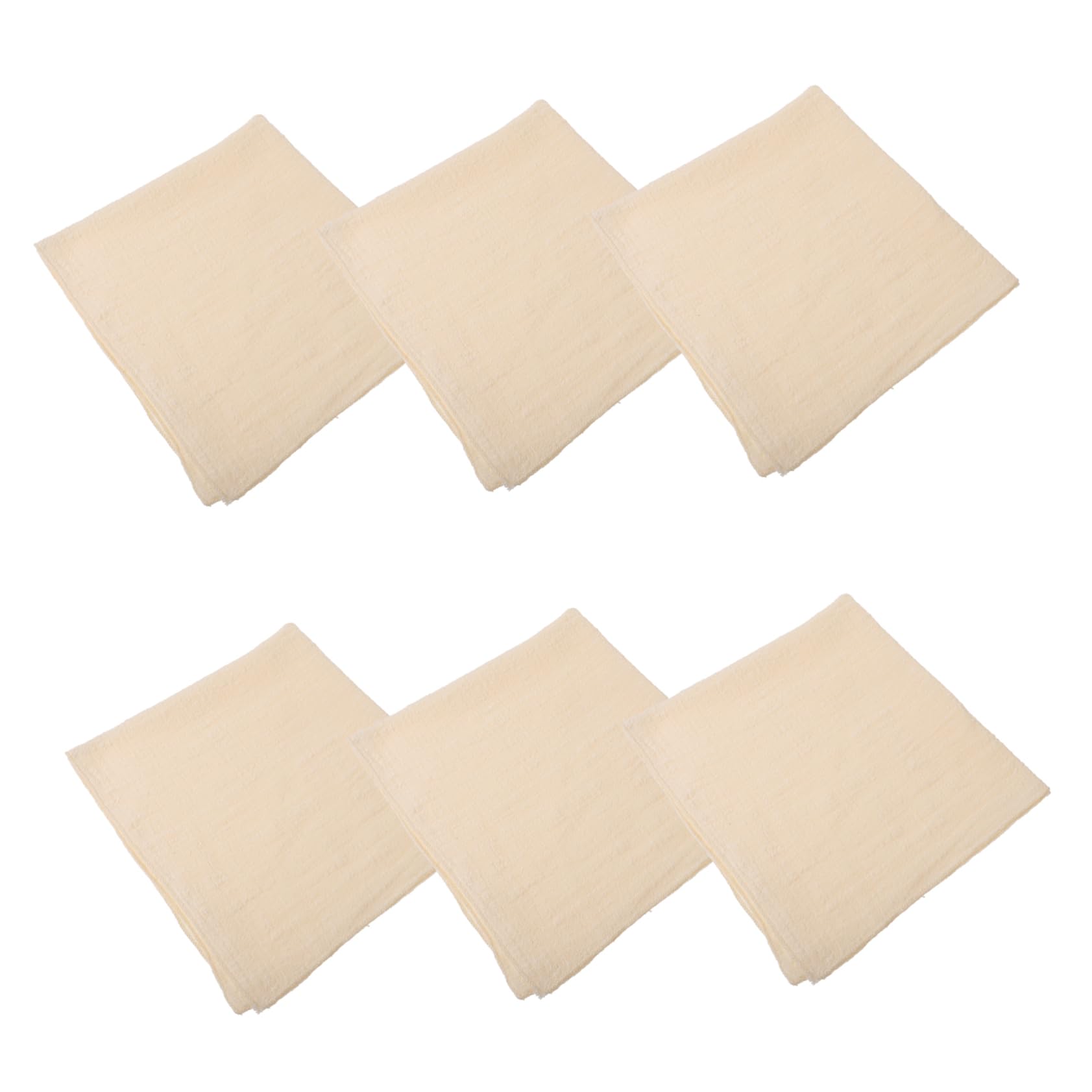 Tovaglioli in Cotone e Lino Beige 10 Pezzi per Cena e Tavola | Morbidi e Lavabili, per Matrimoni e Riunioni Familiari, Formato 16, 5x16, 5 Pollici