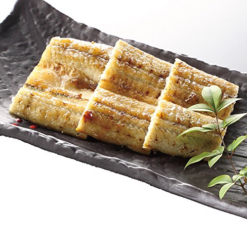 【ご自宅用】豊橋うなぎ白焼き 中115-130g×3尾 (約3人前) [簡易箱]