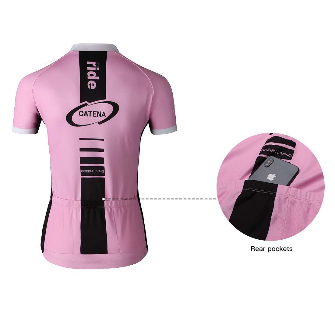 CATENA Maillot de Ciclismo Jersey Mujer Manga Larga Ropa para MTB Bike Deportes Aire Libre Ciclo Bicicleta Camisas