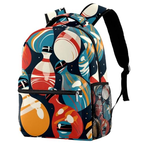 Sac à dos collège et lycée multicolore aux dimensions compactes de 29x20x40cm