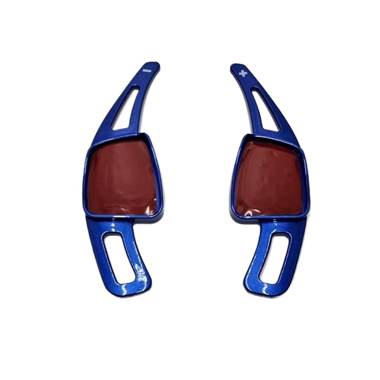 YAKISA Paddles Shift for A3 for A4 for A5 S3 S4 S5 SQ5 SQ7 Q2 for Q3 for Q5 for Q7 TT for TTS Car Steering Wheel Shift Paddle Shifter ABS Carbon Paddle Shifter(Blue)