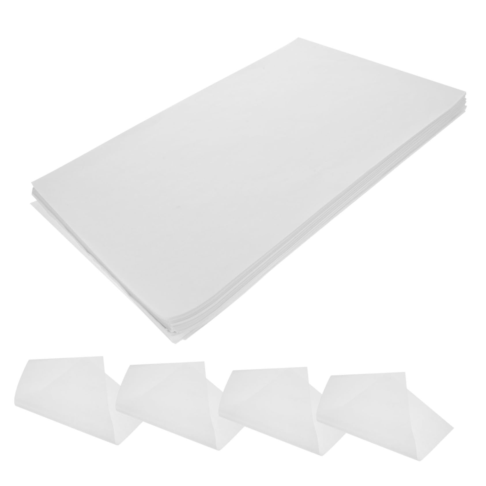 VALICLUD 500 Hojas de Papel para Hornear Resistente Grasa de Pulpa de Madera, Papel para Envolver Alimentos y Forro Compacto Adecuado para Panaderías y Celebraciones