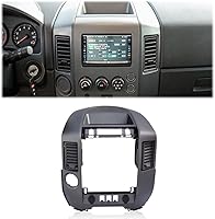 Vista 6 de GRAND ORANGE Bisel de Radio AC del Tablero Central con Bisel de Altavoz Compatible con Nissan Titan 2004-2006, Armada SE y LE Bisel de Control