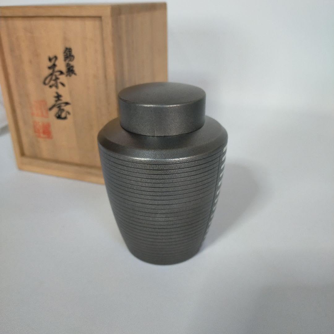 Amazon｜大阪錫器 錫半茶筒 茶壷｜茶入・茶壺 オンライン通販