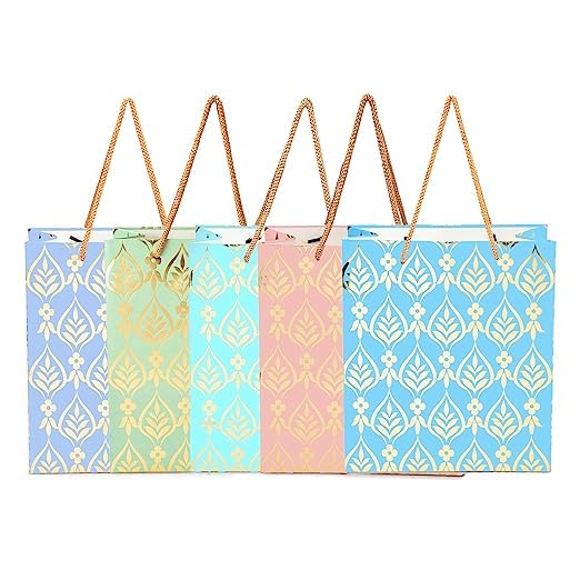 FONSIE gift bags leaves multicolor (9 * 8 * 4 inches) paper bags for gifting in wedding, Diwali, baby shower, birthday, return gifts 10pc. (B0C69LXWV6) Amazon Price History, Amazon Price Tracker