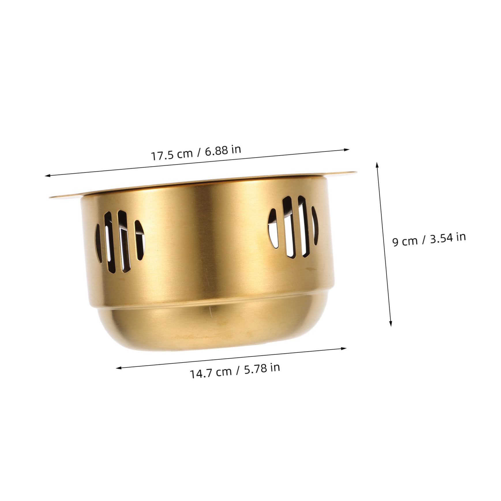 Yardwe 1Set Cooking Pot Korean Style Dry Pot with Stove Rack Multi Use Kitchen Tool for Home Restaurant Camping and Picnic Easy Clean Design