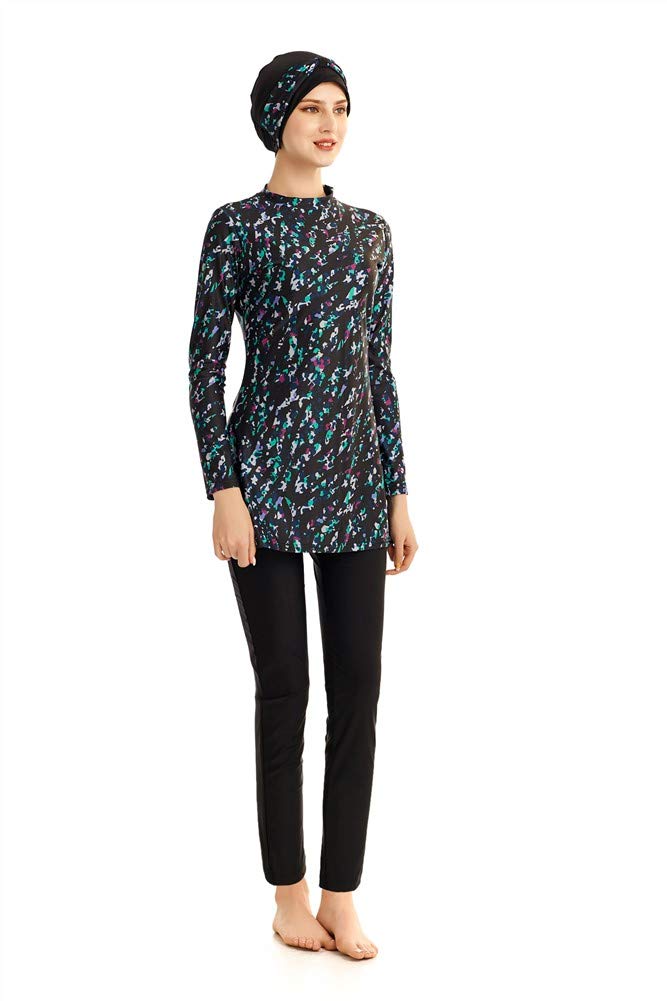 KXCFCYS Modest Swimwear Long Sleeve Swimsuit Bathing Suit Beachwear Costume