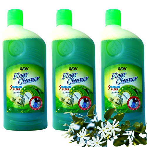 Image of Saya Floor Cleaner Liquid for Cleans and Shines to Tiles, Marble, Italian Floor & Surface Cleaner - (Mogra - 1.5L)