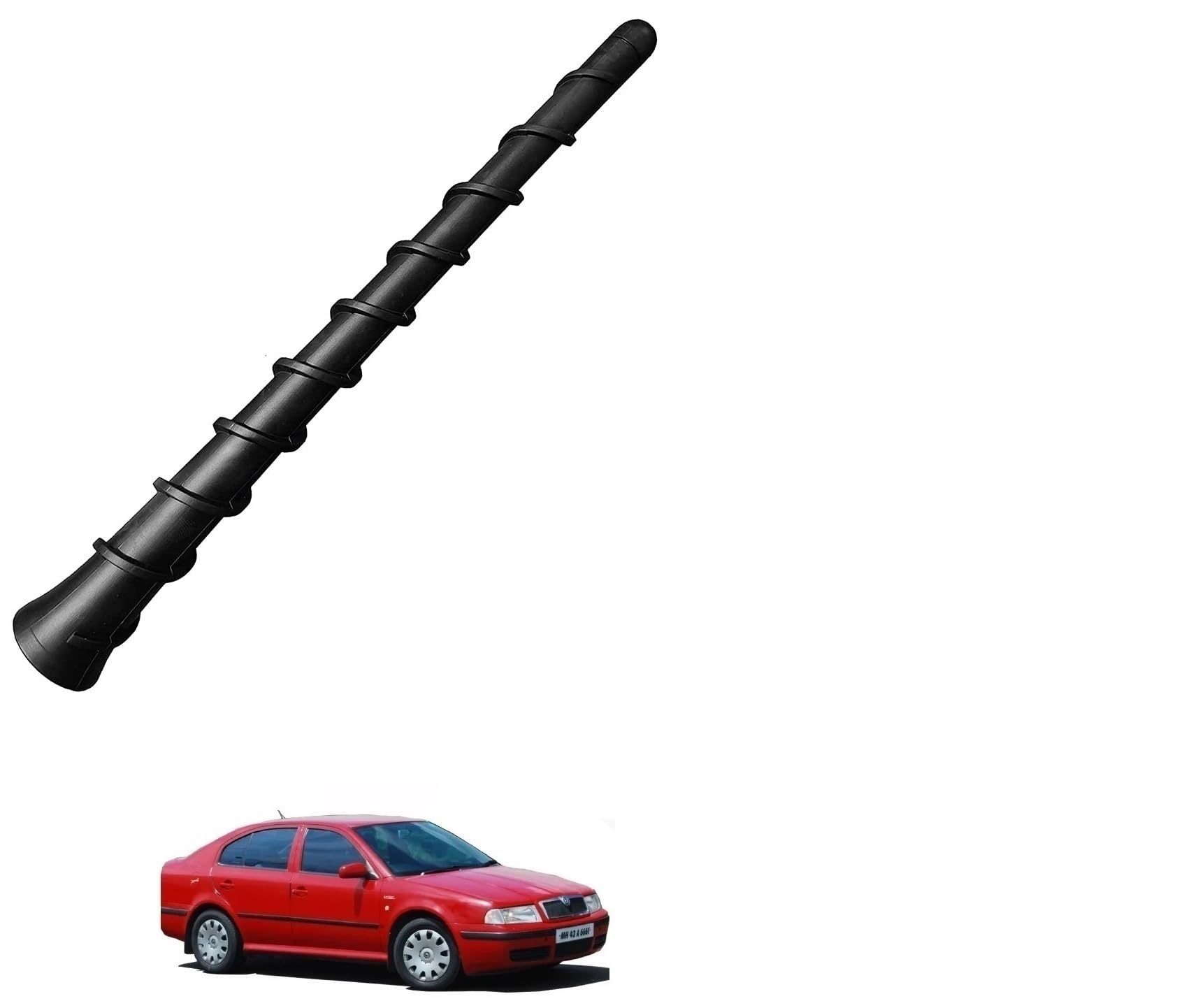 Auto Addict Vehicle Roof Mount Rubber Antenna Mast Flexible Car Replacement Antenna Black for Skoda Octavia Old (2003-2014)-image-29