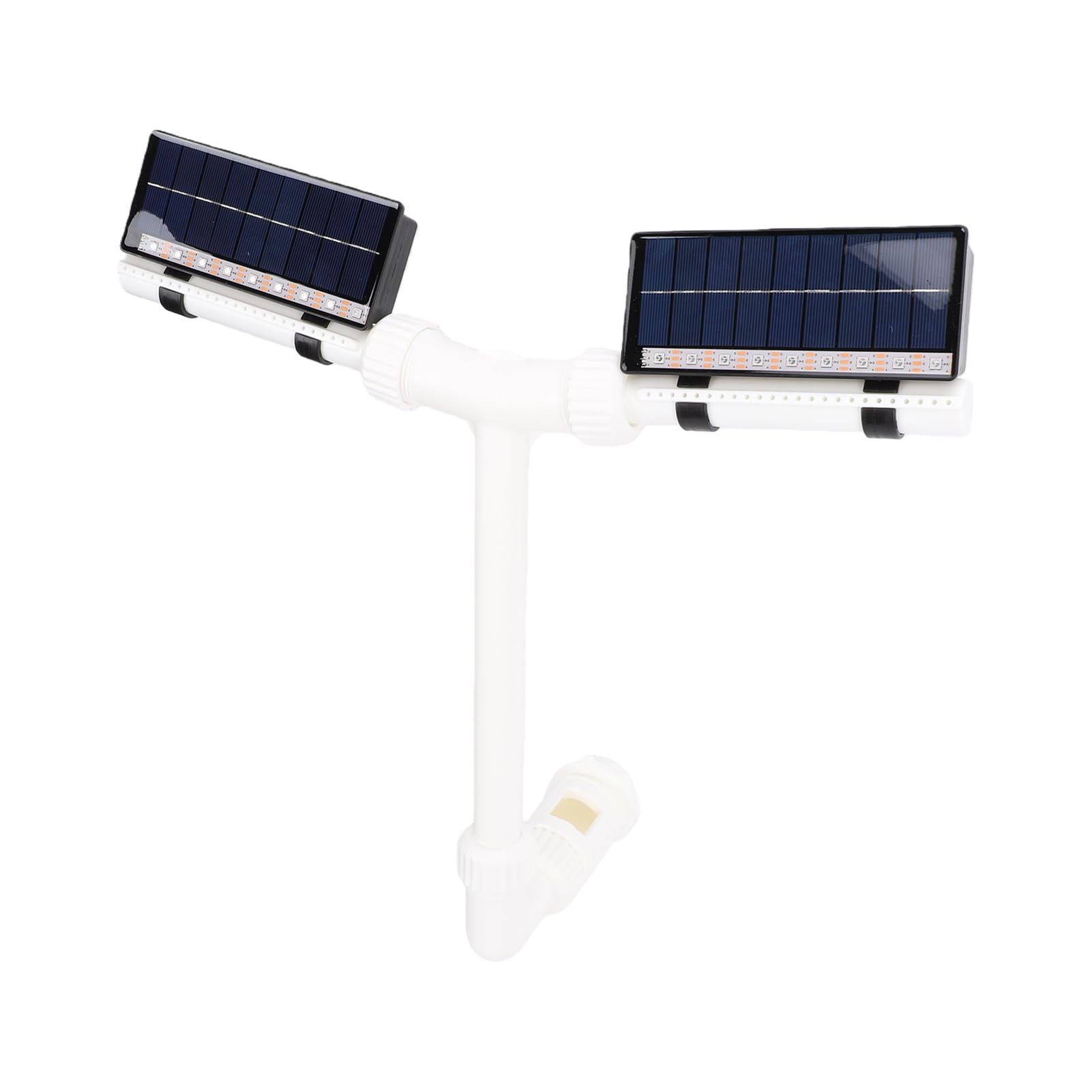Hyuduo Fuente Solar para Piscina con Rociador Ajustable de Doble Cabezal