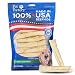 Pet Factory U.S.A. Beef Hide Chip Rolls Chews For Dogs (18 Pack), Small/5"