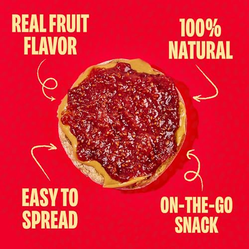 Image of Smash Foods Single Serve Jam Packets | Variety 12-Pack | Natural, Keto & No Sugar Added | Vegan & Upcycled Fruit Spread | Low-Calorie, Superfood Snack