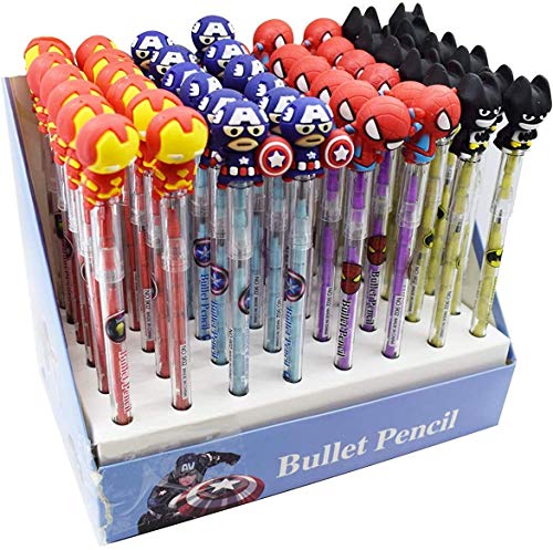 Prezzie Villa� Avengers Super Heroes Pencil for Kids Pack of 12 Pieces