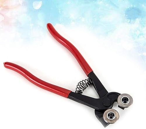 Miniatura 8 de Alicates redondos manuales de bricolaje Alicates de azulejos de mosaico de vidrio de acero inoxidable Alicates de vidrio redondo Cortador de mosaico