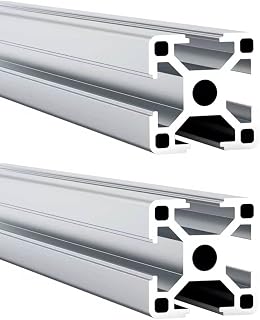 3030 T Slot Aluminum Extrusion for 3D Printer Parts and CNC DIY Silver 700mmX2
