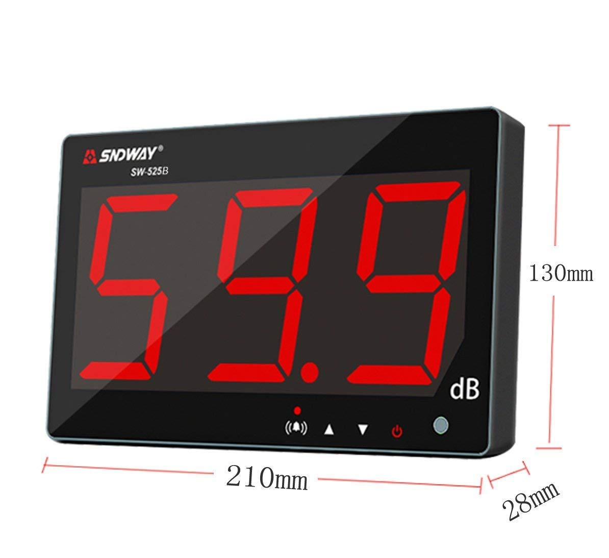 Screenshot of NoiseMeter 1.0 software interface with SPL Graph Analyzing
