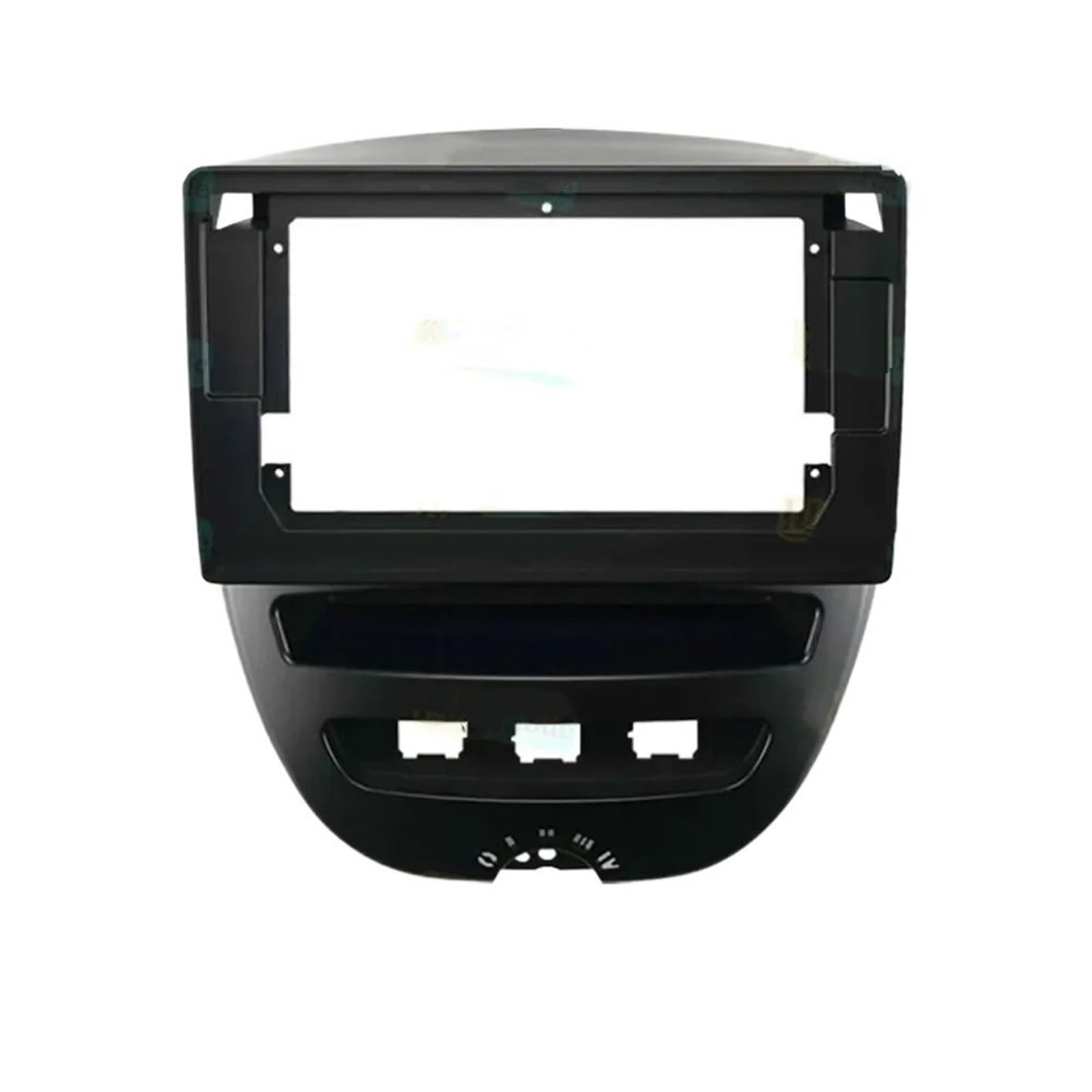 Ramki samochodowe w desce rozdzielczej rama panelu przedniego pasuje do Toyota Aygo do Peugeot 107 2005-2014 panel przewód zasilający samochód Android radio stereo odtwarzacz rama powięzi