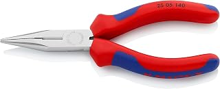 KNIPEX Flachrundzange mit Schneide, 25 05 140