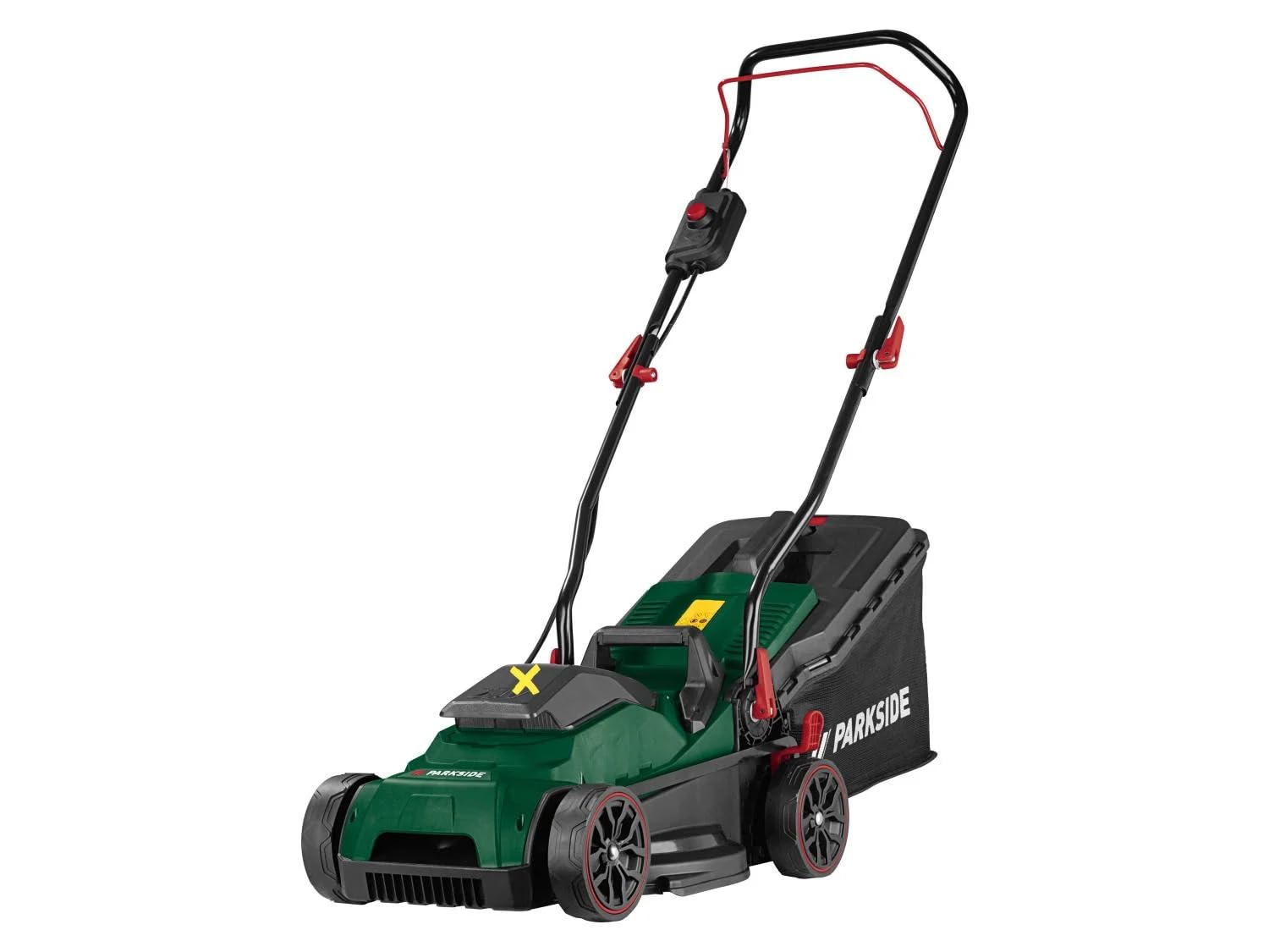 Parkside® 20 V kosiarka akumulatorowa PRMA 20-Li B2, bez akumulatora i ładowarki, szerokość cięcia: 33 cm, do trawników o powierzchni do ok. 200 m²