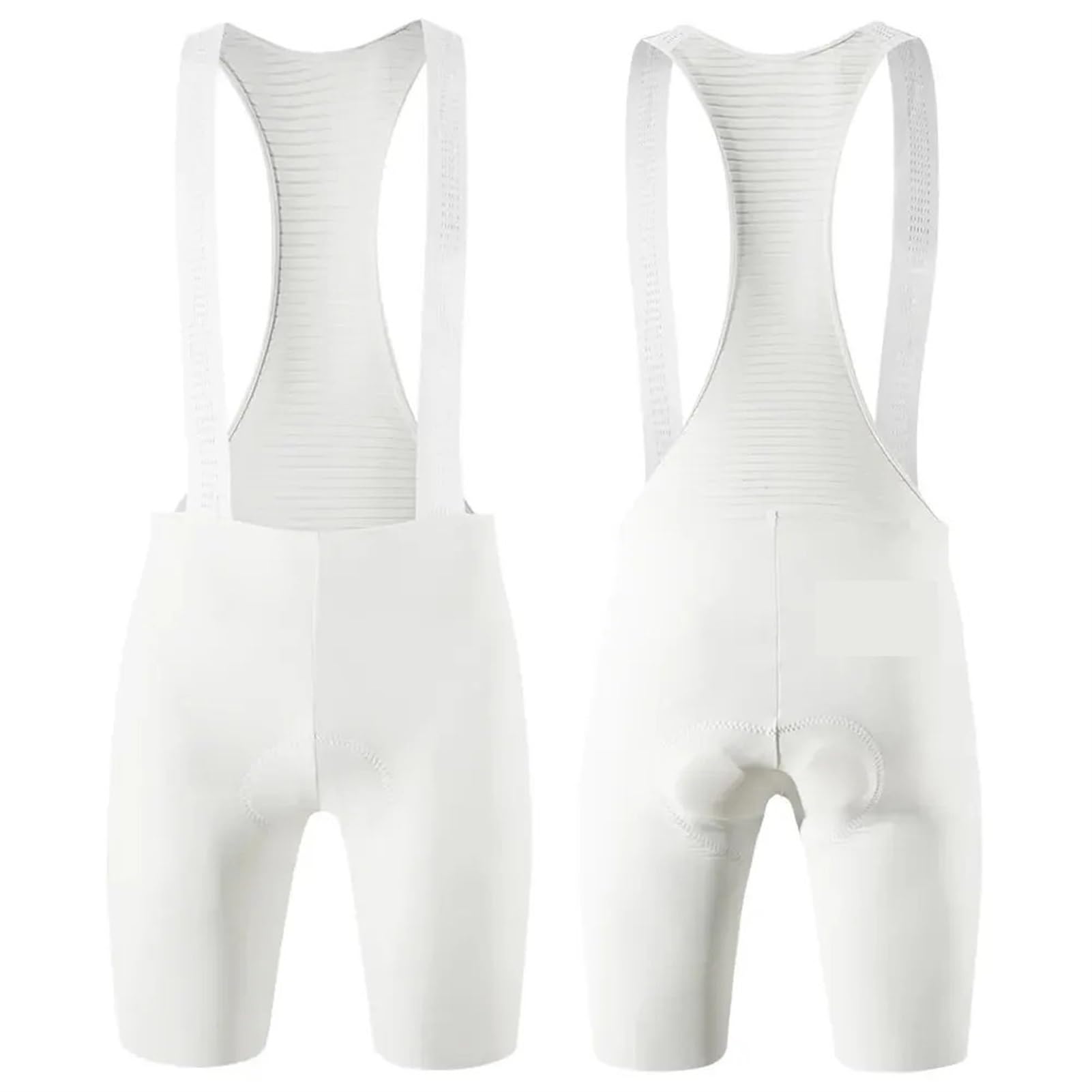Radlerhose Herren Herren Radhose mit Trägerhose, 6 Stunden Sitzpolster, weiß, nahtlos, Sommer-Fahrradbekleidung for Herren, MTB, Rennrad, Mountainbike, Strumpfhose, Kleidung Fahrradhose Herren(M)