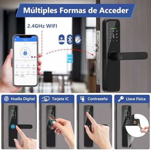 El Mejor Listado de Cerradura inteligente los más recomendados. 27 Imagen adicional