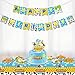 Cartoon Story 2nd Birthday Cake Toppers, Blue Sky and White Clouds Rocket Party Decorations, Suitable for Toy Themed Party Supplies