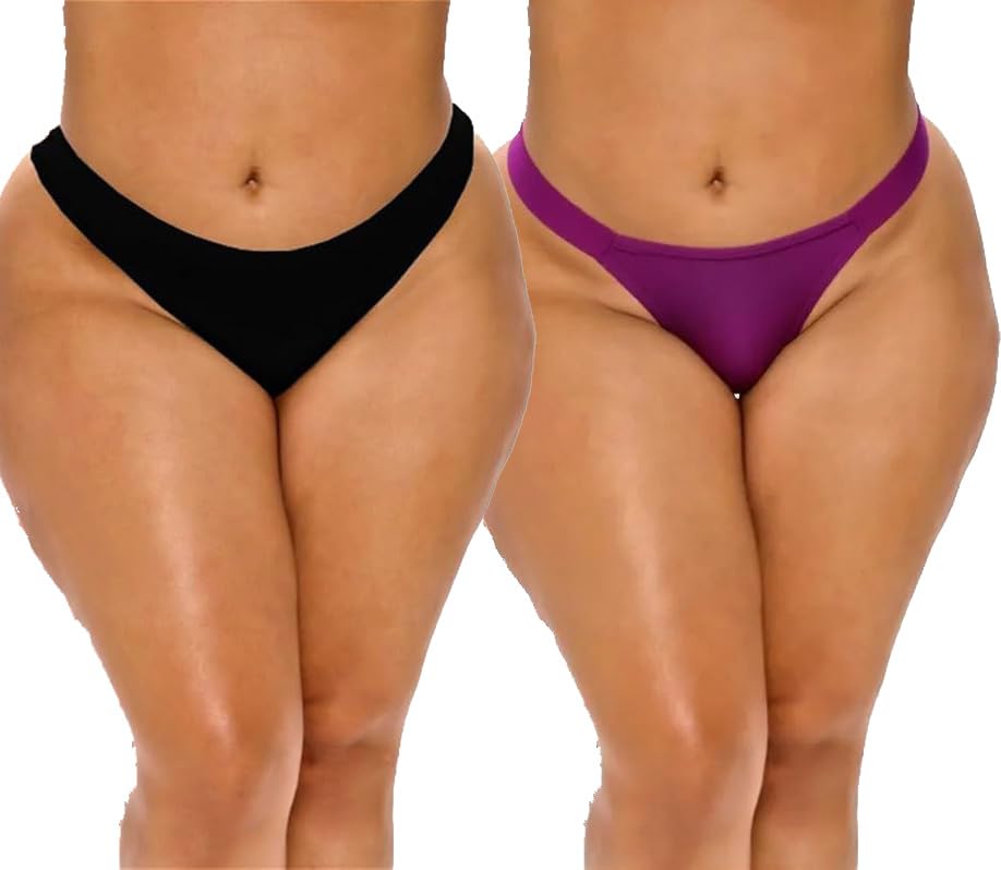 zoqq Bikini Bottoms Set, Thong Panty for Girls & Women's, Pack of 2-picture-0