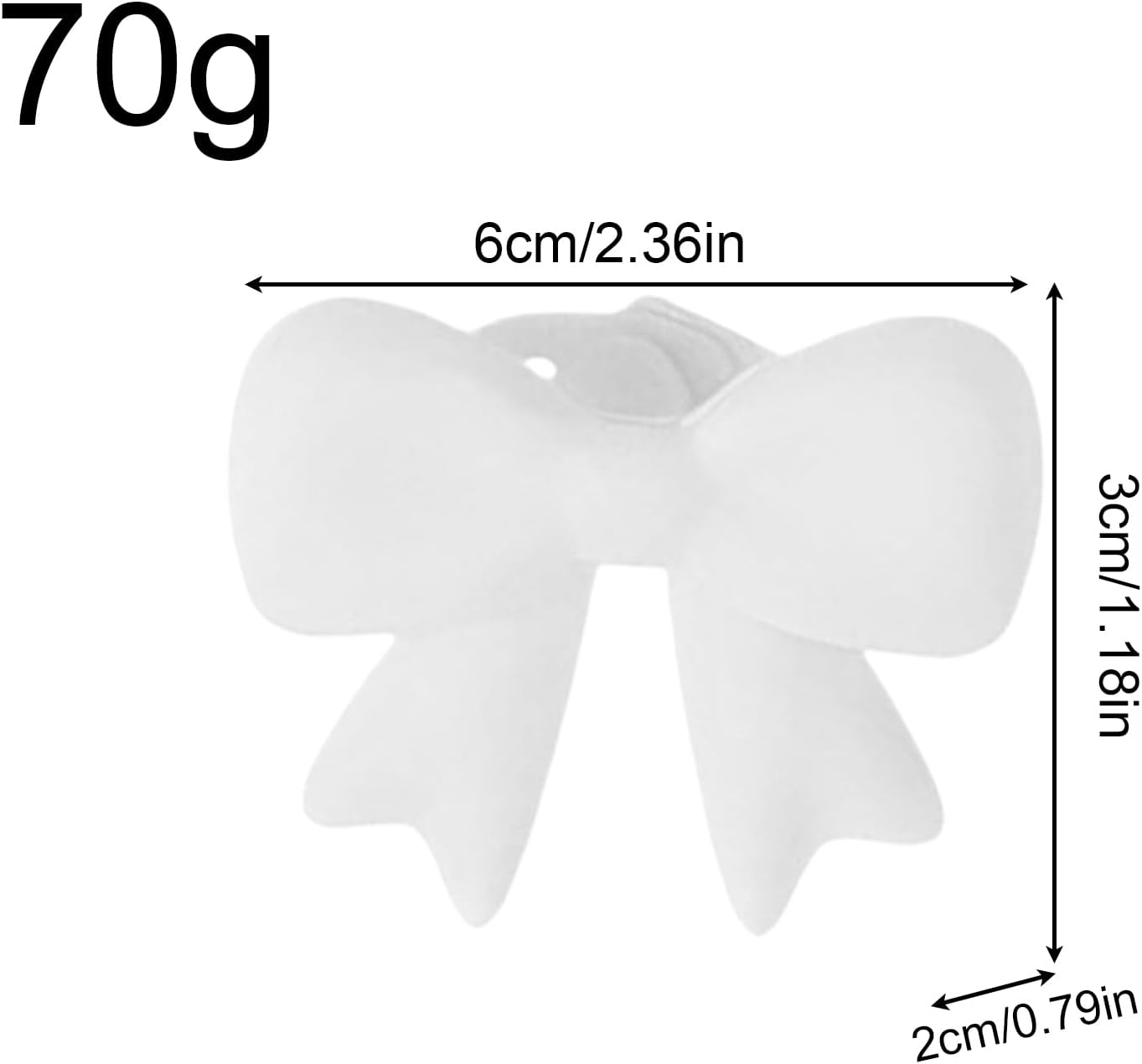 Headphone Accessories Cute 3D Silicone Bow image 5
