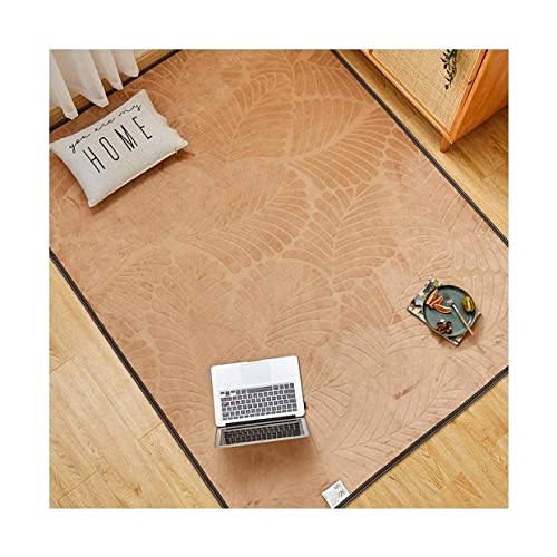 Tapis chauffant électrique anti sol froid, grand chauffage portable réglable pour salon 200x250