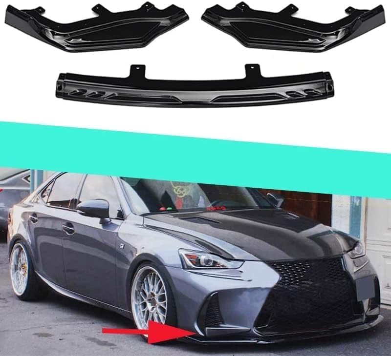 Becquets avant Lexus IS 200t 300 350 aileron pare-chocs 2017-2020