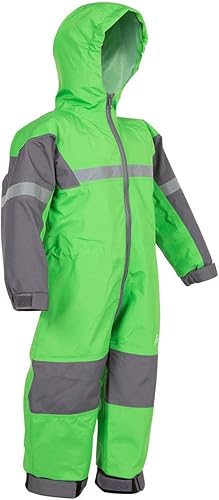 Miniatura 32 de OAKI Traje de lluvia y sendero, el mejor traje de lluvia para niños y niñas - Overol de lluvia perfecto para niños y niñas naranja