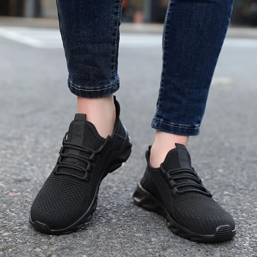 Image of DLWKIPV Womens Slip on Walking Tennis Shoes for Women Work Running Athletic Gym Sports Sneakers Lightweight Casual Shoe