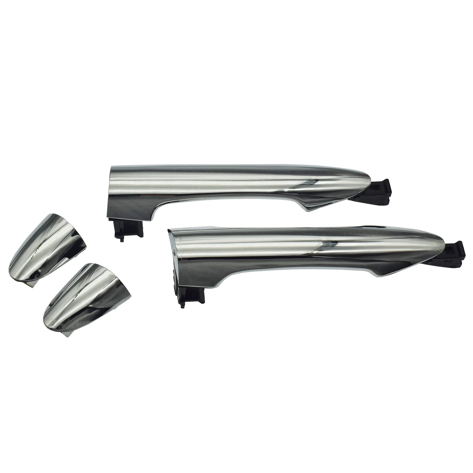 Amazon.com: Generic Chrome Left & Right Rear Door Outer Handle 