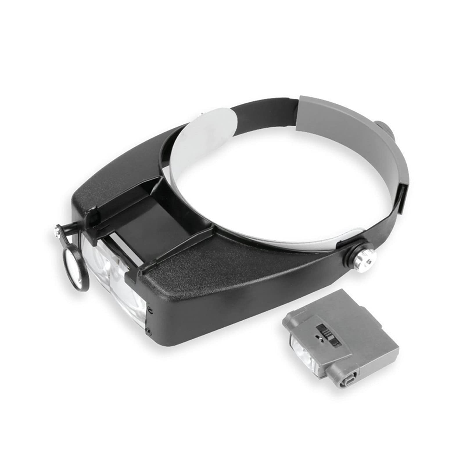 asdchZen Head Magnifier Glasses,Headband Magnifying Glass Headband Magnifier 1.5X 3X 6.5X 8X Loupe Head Magnifying Glass Lens Jewelry Watch Repair Watchmaker Magnifier With Light