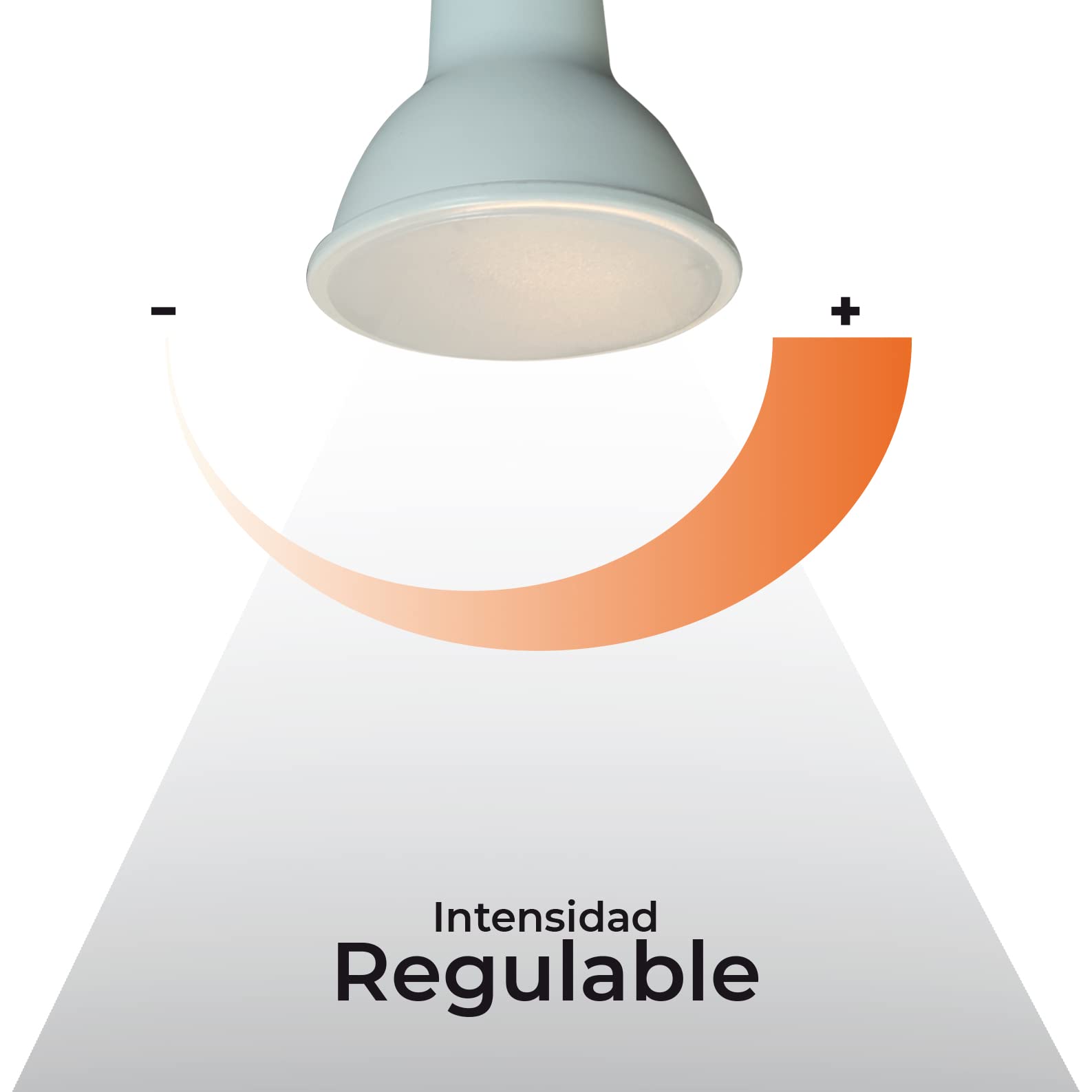 LED ATOMANT 50x Bombilla LED GU10 7W Regulable Color Luz Neutra 680lm
