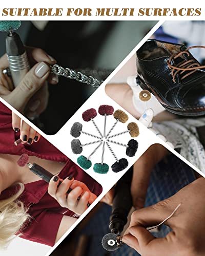 300 Pack Abrasive Wheels 1 Inch Abrasive Wheel Buffing Polishing Wheel Burr Set For Rotary Tool 2.35 Mm Shank Polishing Bits #TOP5