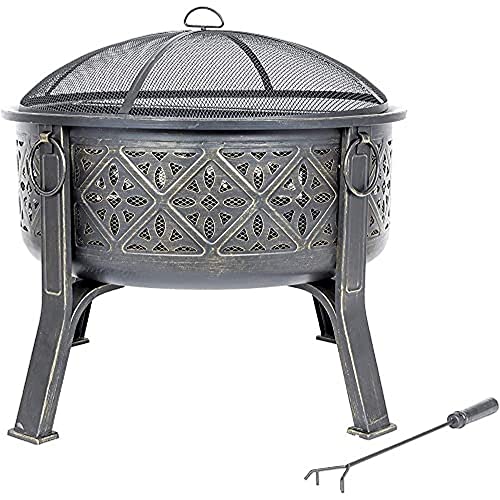 La Hacienda Moresque Moroccan Pattern Extra Large Deep Bowl Fire Pit from La Hacienda Garden