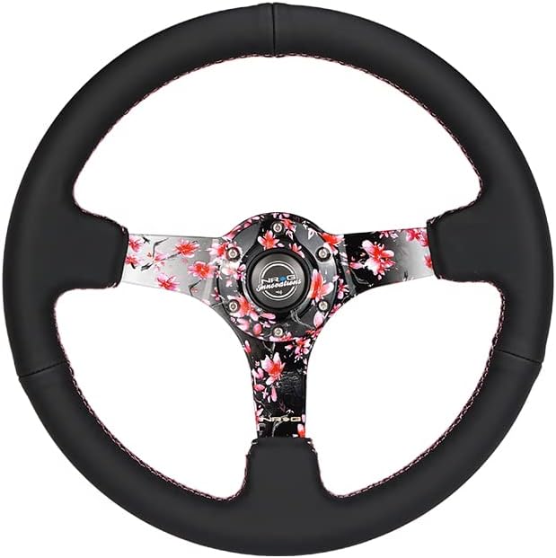 NRG Innovations Lenkrad 380mm - Holzmaserung Mit Aluminium Speichen