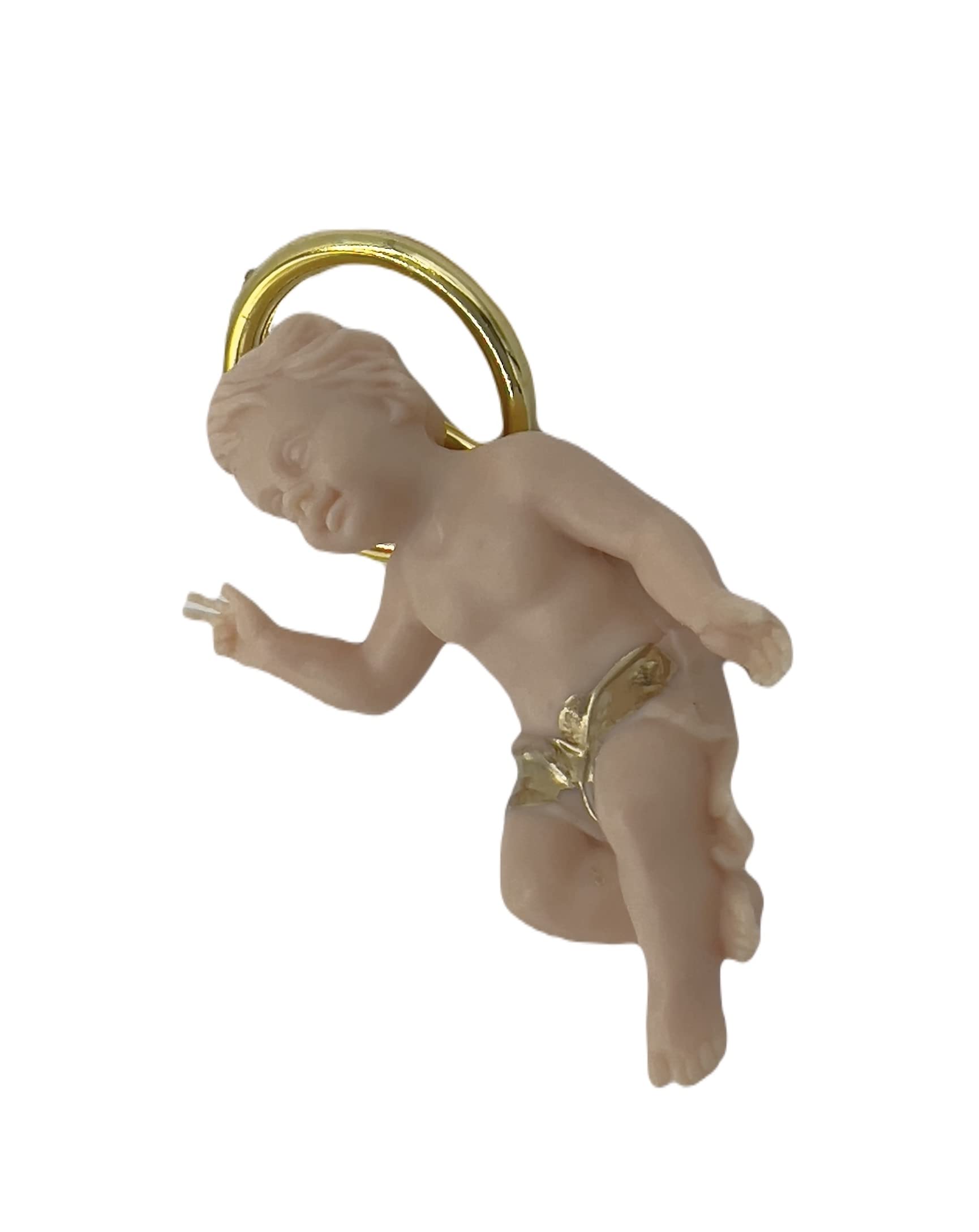 Statua Di Gesù Bambino Natività Figurine Dipinte Sculture Religiose