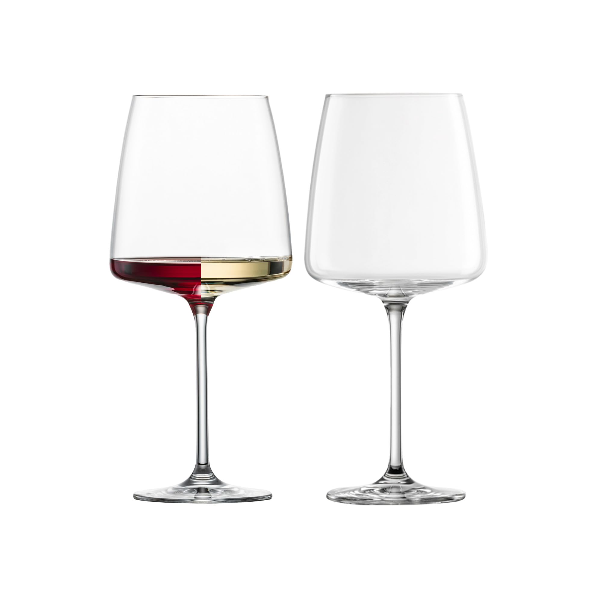 Zwiesel Glas Sensa Burgundy Red Wine Glass (Set of 2), Wine Glasses for Red and White Wine, Dishwasher-Safe Machine-Made Tritan Crystal Glasses, Made in Germany (24 Ounce)
