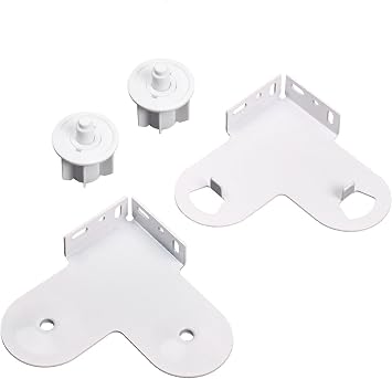Double Roller Blind Bracket -Roller Blinds Replacement Parts Kit for 1.5"38mm Tube, Included 2X End Plug