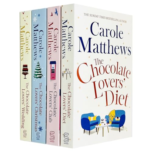 Carole Matthews Chocolate Lovers Series 4 Books Collection Set (Christmas, Wedding, Diet, Club)