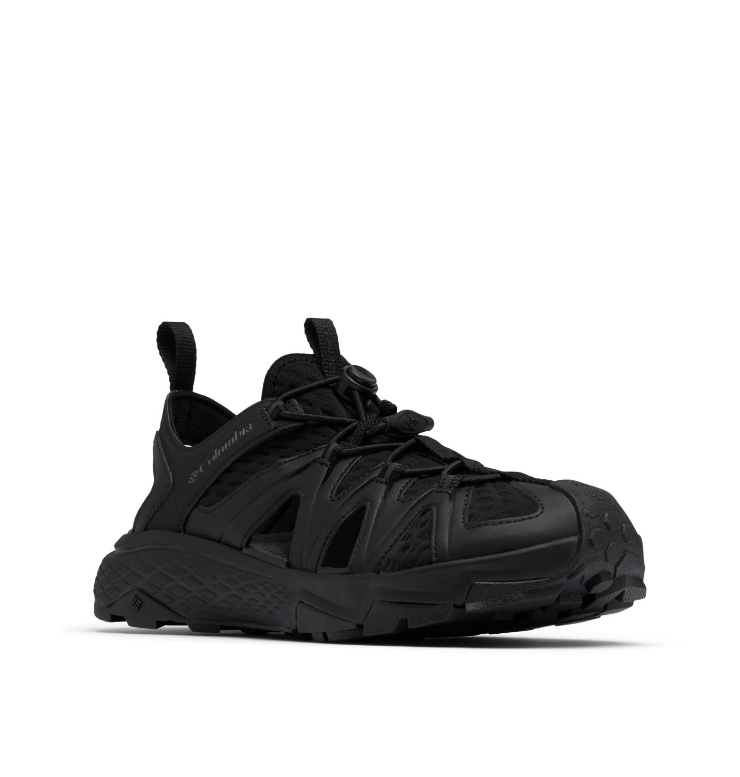 Columbia Peakfreak Rush Shandal - Sandalias Deportivas para Hombre, Negro/​Negro Reflectante (Black/​Black Reflective), 44 EU