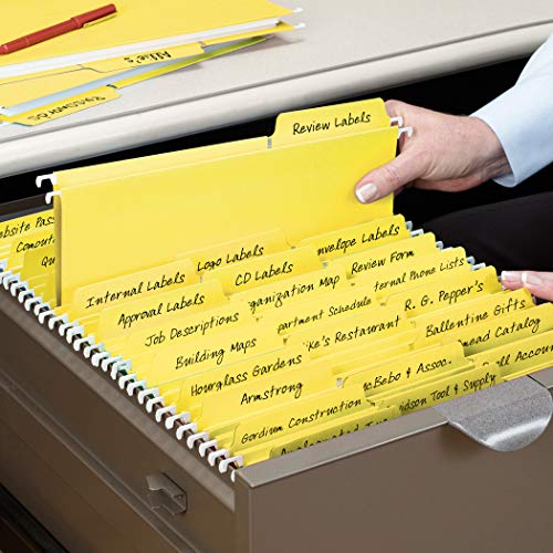 Smead-FasTab-Hanging-File-Folder-13-Cut-Built-in-Tab-Letter-Size-Yellow-20-per-Box-64097