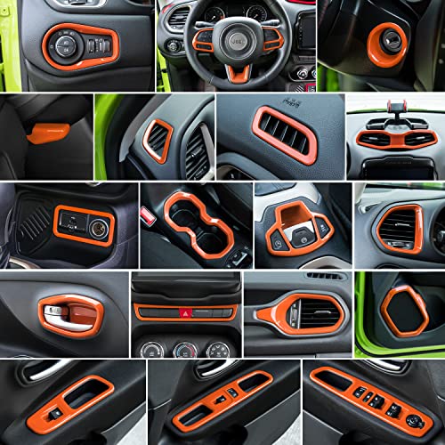 31 Piezas Decoración Interior para Jeep Renegade miniatura 3